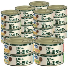 오션 고양이 캔 더 묘한맛, 80g, 24개