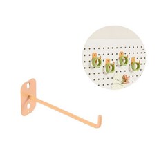 대형인테리어타공판 철재구조 대형 철제타공판 핑크