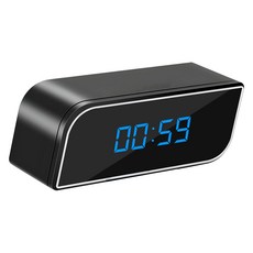 智能鬧鐘隱藏式相機，1080P高清，運動檢測，紅外夜視，Wi-Fi遠端監控, 1個, H2