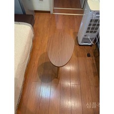 북유럽티테이블 높이 커피 인테리어 60cm 가정용 원형 찻상 소품테이블 사이드 진열, H. J28-뉴호두나무(라이트)