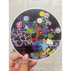 村上隆 京都美術館限定 商品, 1個, 浮世繪明信片-黑