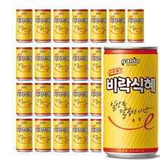 이젠서진 팔도 밥알없는 비락식혜 175ml 밥알없는식혜 두꺼운 박스에 담아서 발송 팔도공식대리점, 50개