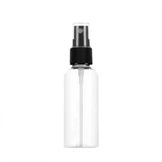 20/50/100pcs 플라스틱 스프레이 병 빈 투명 향수 알코올 분무기 20ml Protable 여행 리필 가능, 04 20ml, 01 20 Pieces, 02 Black Lid