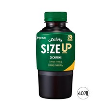 아카페라 사이즈업 디카페인 아메리카노, 40개, 350ml