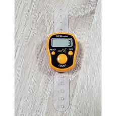 ＊小邑的家＊ 滿百響鈴計數器 每100響鈴 手指計數器 念佛計數器 清晰響鈴提示，操作簡單易上手, 7號橙色, 1個