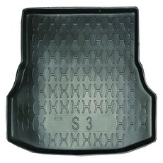 e系列 2016年 S3 後廂墊 汽車防水托盤, 黑色, 納智捷