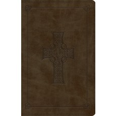 (영문도서) Large Print Value Thinline Bible-ESV-Cross Design Imitation Leather, Crossway, 9781433550270, Crossway Bibles