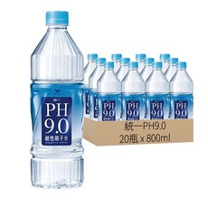 統一PH9.0鹼性離子水 800ml x 20入, 20