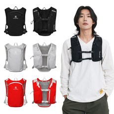 밀스펙 프로 트레일러닝 러닝조끼, 블랙, 1개