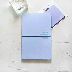 꼼꼬미 2026 모먼트 업무용 회사 가죽 A5 소량 대량 주문 제작 다이어리, 라이트 라벤더 라이트 라벤더