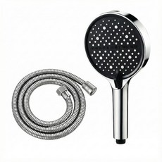 KOLKO克魯克家居 七檔增壓蓮蓬頭 渦輪增壓 14公分大面板 七檔模式, 【銀色】14cm蓮蓬頭+防爆管, 1個