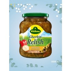 Kuhne 冠利 甜碎瓜 德式碎甜瓜 370ml 350g, 1個