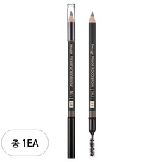미샤 스머지프루프 우드 아이브로우 펜슬, 라이트 브라운, 1개