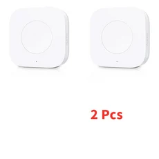 Aqara 창문 온도 습도 인체 모션 물 침수 ZigBee 진동 센서 스위치 HomeKit 용 스마트 홈, 07 2 Pc Wireless switch