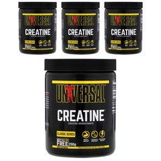 UNIVERSAL NUTRITION 肌酸粉, 200g, 4罐