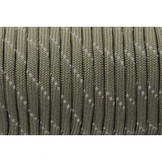 패러글라이딩장비 CAMPINGSKY 파라코드 낙하산 코드 랜야드 로프 하이킹 캠핑용 4mm 100ft 550, 03 25feet, [03] 10 army green, 1개