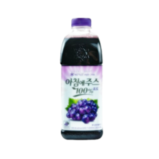 서울우유 아침에주스 포도, 950ml, 5개