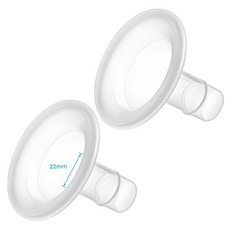 Belmikal Medela 유축기와 호환되는 16mm 쉴드 - 개인핏 프리스타일 하모니 맥시 플렉스 Lansinoh 펌프-SignaturePro SmartPump 수동, 22mm 소프트 플랜지