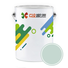 디오페인트 리노타일 욕실 수성 페인트, 1개, 4L, 뉴트럴63(스카이민트)