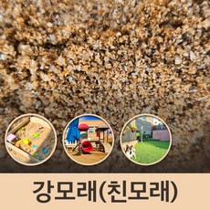 [모래꾼] 국산 강모래 18kg 고운 모래 잔디 배토 놀이터 입간판배너고정 실험 제설 다육이 친모래, 강모래18kg, 20kg, 1개