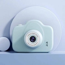 학생 컬러 즉석 카메라 사진출력 디지털 고화질 사진인화기 촬영 인쇄 폴라로이드, 기본판 메모리없음저장없음, 10종 특수필터 셀피, 프린스블루 스티커