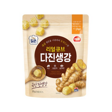 해표 리얼큐브 다진생강, 7개, 23g