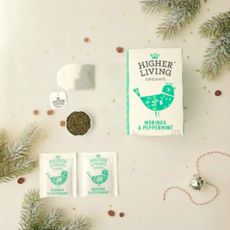 하이어리빙 유기농 모링가 페퍼민트 차, 1.4g, 1개, 15개입