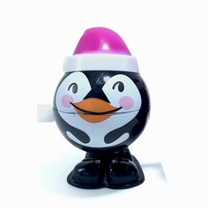 聖誕老人 搖頭走路發條玩具 雪人麋鹿聖誕節小物, 新三款  企鵝, 1個