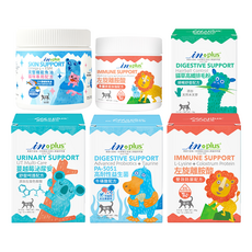 IN PLUS 貓咪保健品 (貓咪魚油/貓離胺酸/貓益生菌/貓泌尿道/貓排毛粉) 全系列 寵物保健品, 1個, 貓草高纖排毛粉 1gx18入盒, 1g, 毛球