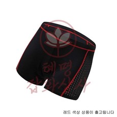 자전거 쿠션 팬츠 L 레드