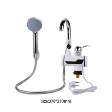 3000W 인스턴트 온수기 220V 전기 주방 온수기 탭 온도 표시 욕실 주방용 난방 수도꼭지, 01 CHINA, 02 Below