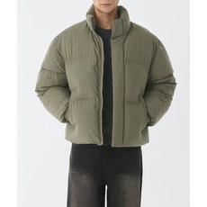 무신사스탠다드 MUSINSA STANDARD 데일리 푸퍼 숏 패딩 재킷 [카키] MMCJJBZ01-KH 131883
