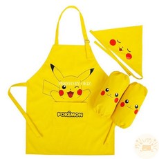 온빛마켓 포켓몬스터 앞치마 토시 두건 세트 예쁜앞치마
