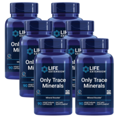 라이프익스텐션 미량 미네랄 Only Trace Minerals, 90회분, 6개