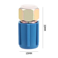 자동차 에어컨 가스 리필 키트 게이지 충전 R134A, 1개