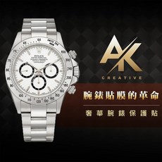 RX8手錶保護膜 AK系列 適用於Rolex 16520，超薄高清防刮保護貼膜，靜電吸附易貼合，延長螢幕壽命, 1個