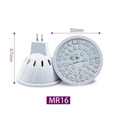 키트 전체 스펙트럼 Led 성장 빛 E27 E14 GU10 MR16 220V 230V 꽃 식물 수경법 수족관 조명에 대 한 램프, 11)MR16, 60LEDs 220V, 1개