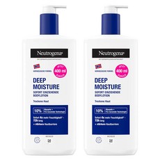 뉴트로지나 딥 모이스처 바디로션, 400g, 2개, 400ml