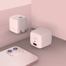 【UIBI】20W快速/30w雙口/車充/小可樂 快速充電器-多款《WUZ屋子》充電器 充電線 快充 iphone 安卓, 20W迷你快充-粉, 20W迷你快充-粉, 粉