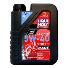易油網 LIQUI MOLY 4T Street Race 5W40 全合成機油 #2592 提升引擎性能 延長使用壽命, 1瓶