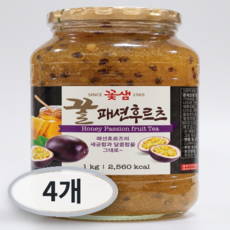 꽃샘 패션후르츠, 1kg, 4개, 1개입