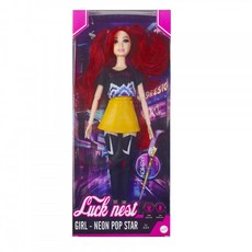 끄롱마제 고급 봉제 캐릭터 인형 구체관절 피규어 여성 악마 사냥꾼 인형 선물용 대형, 1개, 블랙 11인치 일반 모델