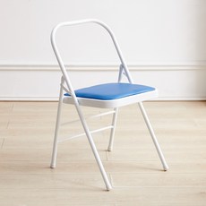 요가 체어 자세 교정용 홈트 스트레칭 보조의자 접이식, 파란요가의자1.5두꺼운평행봉직업적인모형, 1개