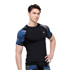 기어엑스 뉴 스포츠 플러스 남성 반팔 라운드04-1(블랙카모)