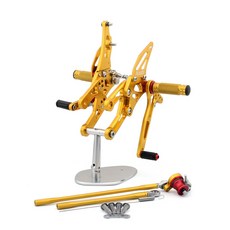 Honda可調式腳踏後移組(新款)適用 CBR 600 RR 2003-2006 -極限超快感, Gold