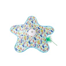 SUUNI 고양이 장난감 전동 사냥 덮개 오락 스스로 답답함을 풀다 숨다 덮개 자체 고양이 방망이 놀이 덮개 애완동물 장난감 전동 고양이 놀이 사냥 케이지 고양이 혼자 놀기 놀이, 1개, 오리 인형