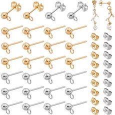 스테인리스 귀걸이 이어링 세트 귀걸이 연결 고정 주얼리 보석 DIY 부품