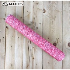【ALLGET】18吋 大面積地坪塗刷、環氧樹脂Epoxy收尾專用 重壓滾塗油漆滾輪, 1個, 紅斑比 替換刷頭