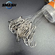 스매쉬 수작업 세이코 묶음바늘 대용량 낚시 바늘, 1개, 50개입