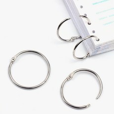 착착 카드링 원형고리 세트 바인더부자재 용지결합 달력제작, 소 8P